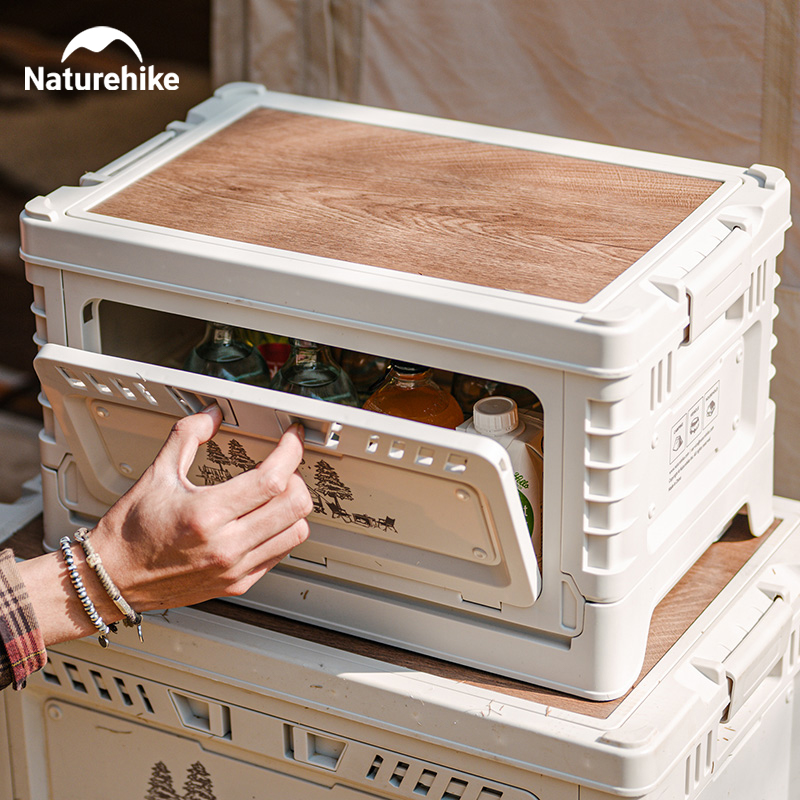 Camping Cooking Table - Naturehike kotak berkemah 60l, kotak penyimpan