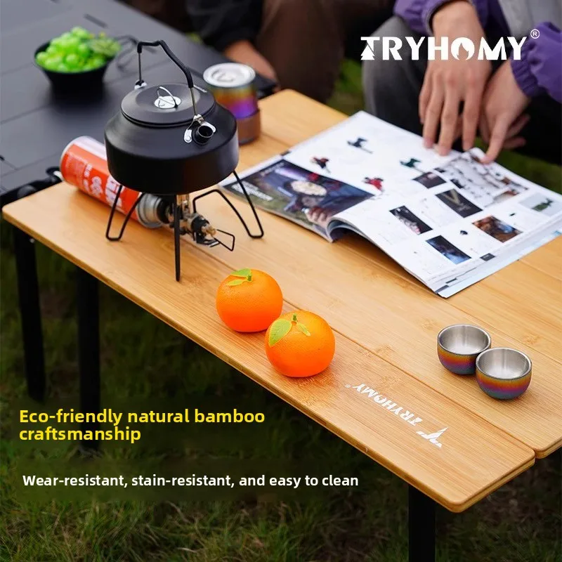 Tryhomy Meja Berkemah Luar Rua - Camping Cooking Table ulasan dan harga