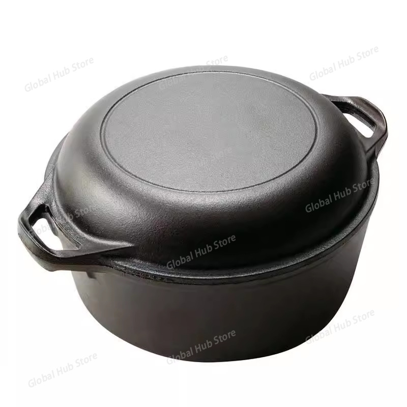Set Panci Besi Cor 2 in 1 deng - Camp Dutch Oven Cast ulasan dan harga