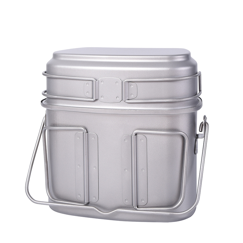 Kit Peralatan Masak Titanium,  - Camping Cooking Container ulasan dan harga
