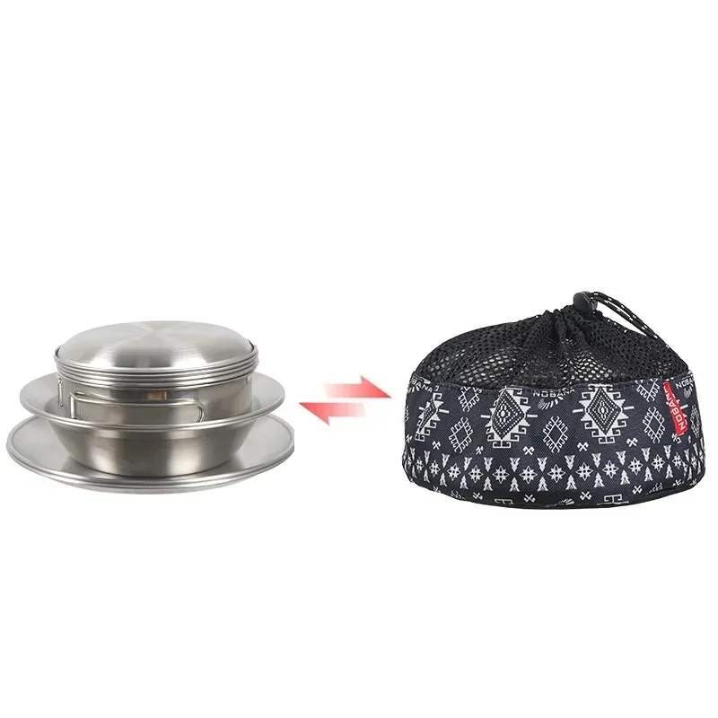 CLS & NOBANA 12 Buah Set Peral - Camping Cooking Dining Set ulasan dan harga