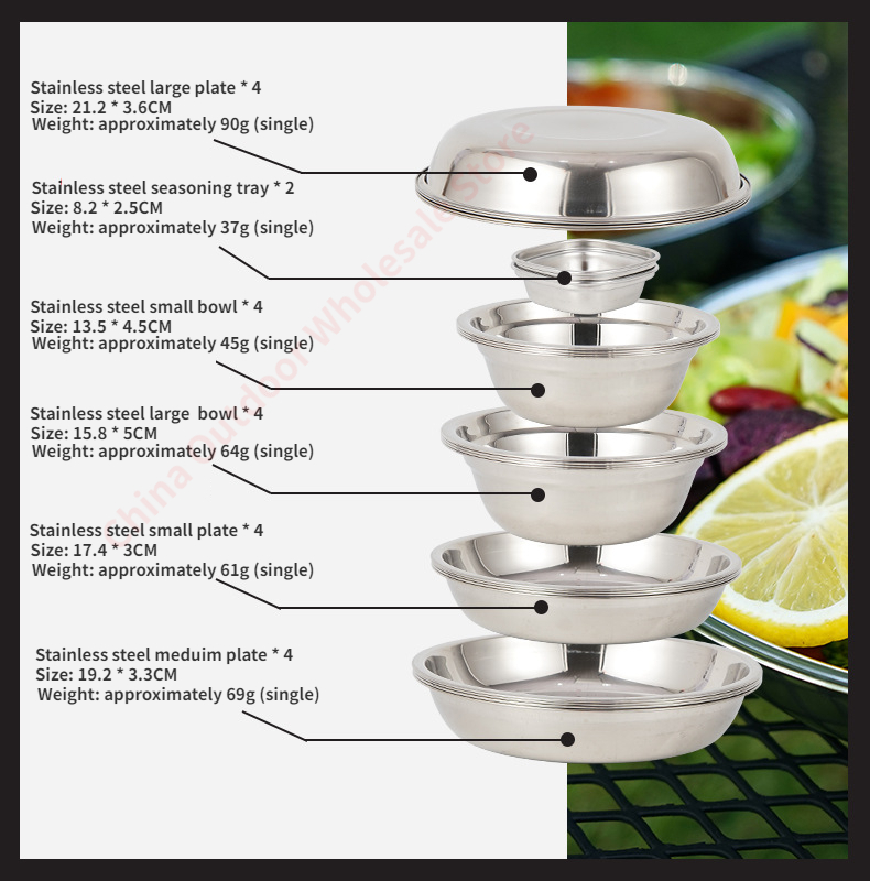 Set Peralatan Makan Portabel u - Camping Cooking Dining Set ulasan dan harga