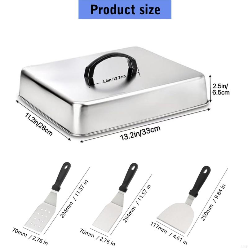 Penutup Atas Datar dengan Bent - Camping Cooking Flat Top ulasan dan harga