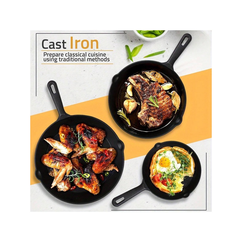 Wajan Besi Cor Hitam, 3/4/5 bu - Quality Camping Cooking Set ulasan dan harga