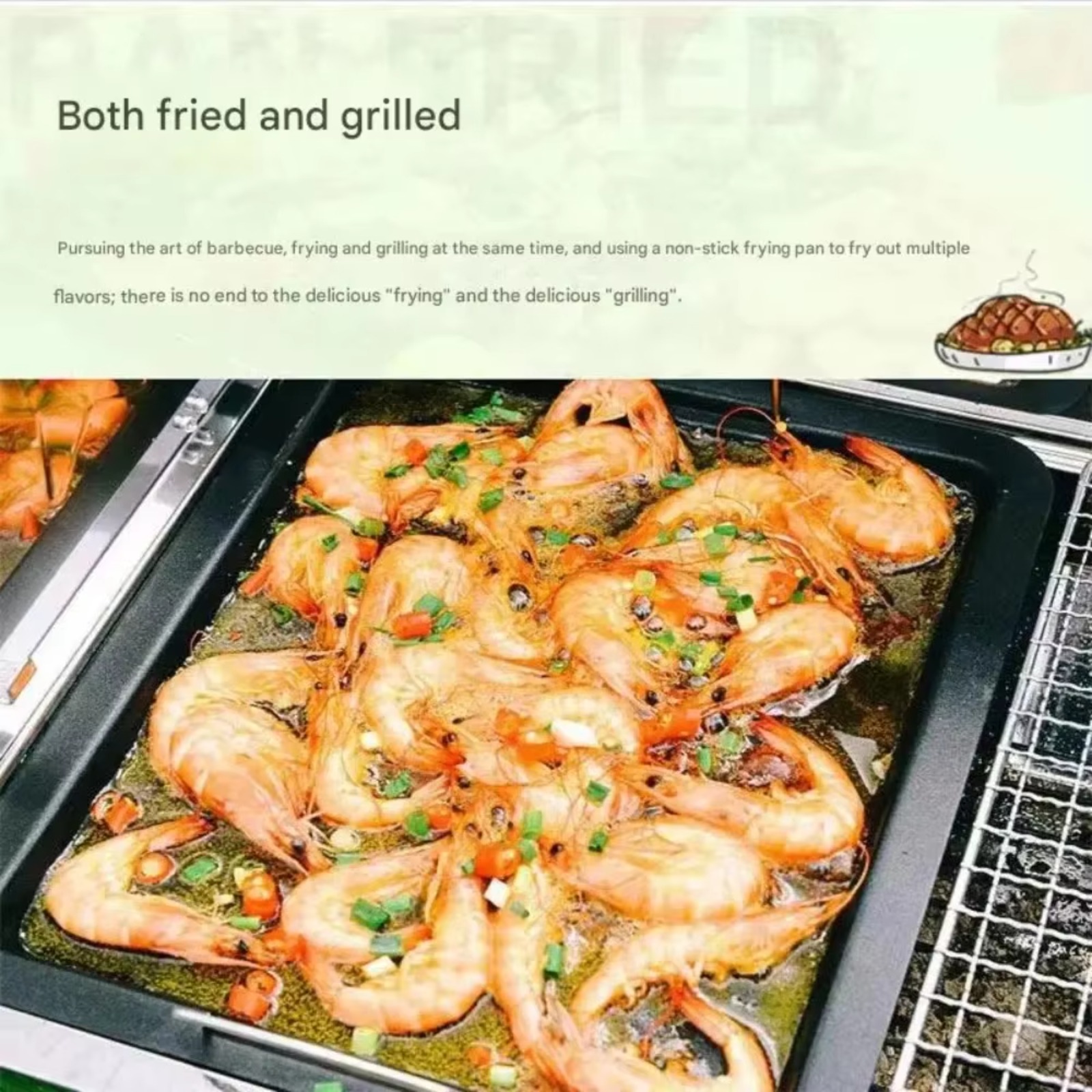 Wajan Panggangan Anti Lengket  - Camping Cooking Flat Top ulasan dan harga