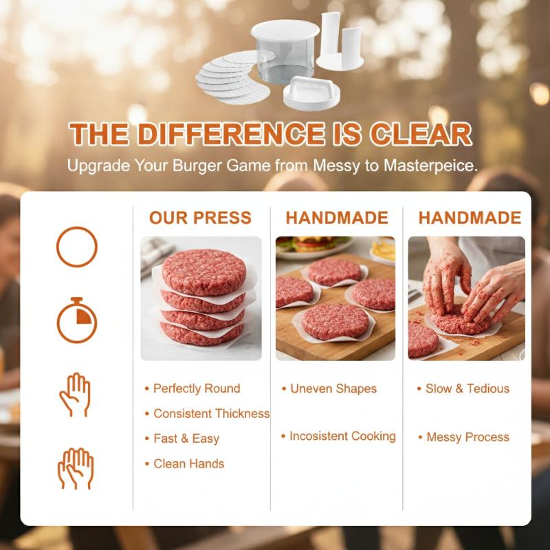 Alat Pembuat Patty Burger deng - Camping Cooking Container ulasan dan harga
